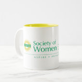 Gesellschaft der Frauen-Ingenieur-gelben Tasse (Vorderseite Links)