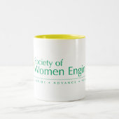 Gesellschaft der Frauen-Ingenieur-gelben Tasse (Mittel)