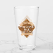 Gesellschaft der gedeckten Bar Glas (Rückseite)