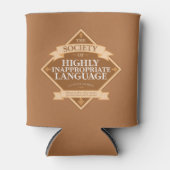 Gesellschaft der höchst unangemessenen Sprache Dosenkühler (Vorderseite)