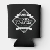 Gesellschaft der höchst unangemessenen Sprache Dosenkühler (Rückseite)