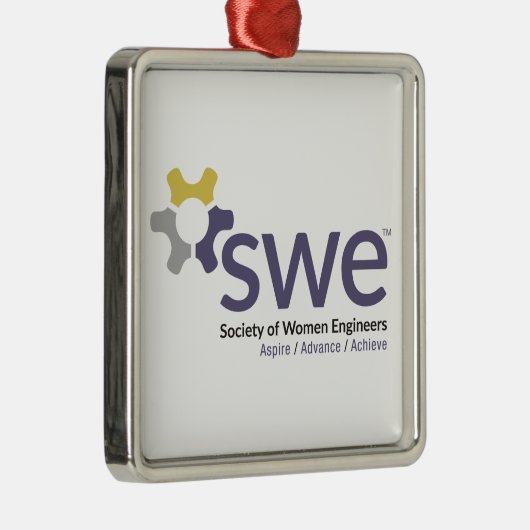 Gesellschaft der Ingenieurinnen SWE Weihnachtsschm Ornament Aus Metall (Rechts)