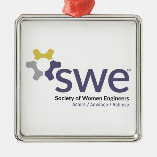 Gesellschaft der Ingenieurinnen SWE Weihnachtsschm Ornament Aus Metall (Vorne)