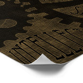 Gesellschaft der Intellektuellen des neuen Jahrhun Poster (Ecke)