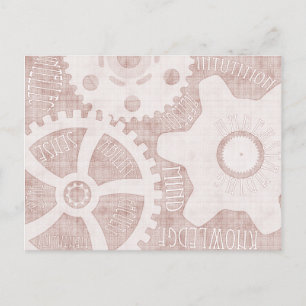 Gesellschaft der Intellektuellen des neuen Jahrhun Postkarte