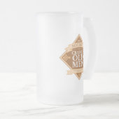 Gesellschaft der kranken alten Männer Mattglas Bierglas (VorderseiteRechts)