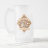 Gesellschaft der kranken alten Männer Mattglas Bierglas (Links)