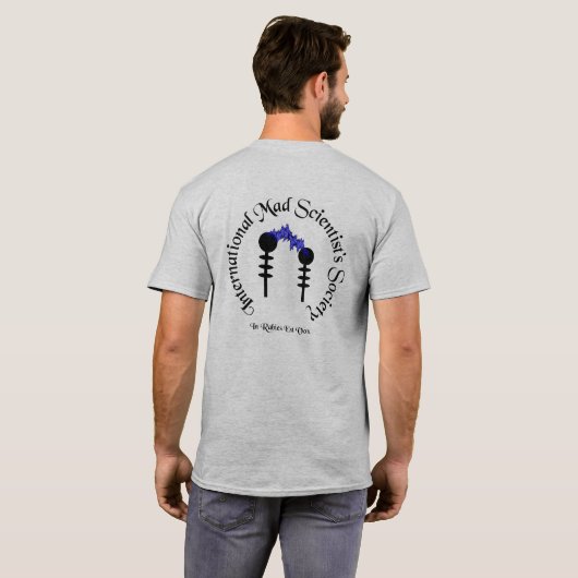 Gesellschaft der Mad Scientist T-Shirt (Schwarz voll)
