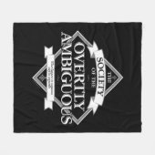 Gesellschaft der offen Unklarheiten Fleecedecke (Vorderseite (Horizontal))