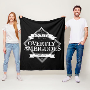 Gesellschaft der Offensichtlich Mehrdeutigen Fleecedecke