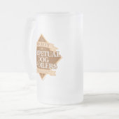 Gesellschaft der ständigen HundeSpoiler Mattglas Bierglas (Vorderseite Links)