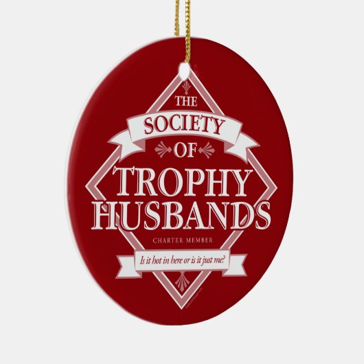 Gesellschaft der Trophy Husbands Keramik Ornament (Rechts)