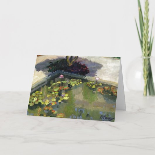 Gesellschaft der vier Kunst-Mitteilungskarten Karte (Vorderseite)