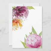 Gesellschaft für Blumenbezug Einladung (Rückseite)