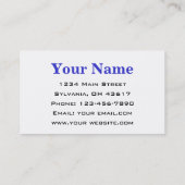 Gesellschaft für Finanzdienstleistungen Visitenkarte (Rückseite)