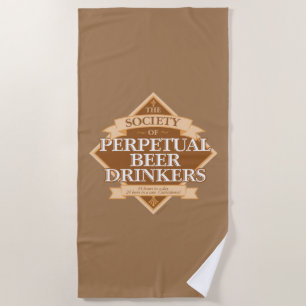 Gesellschaft für Perpetual Beer Drinkers Beach Han Strandtuch