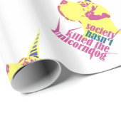 Gesellschaft Hunde Geschenkpapier (Rolleneckpunkt)
