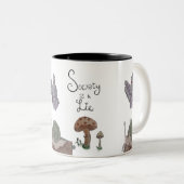 Gesellschaft ist eine Lüge Zweifarbige Tasse (VorderseiteRechts)
