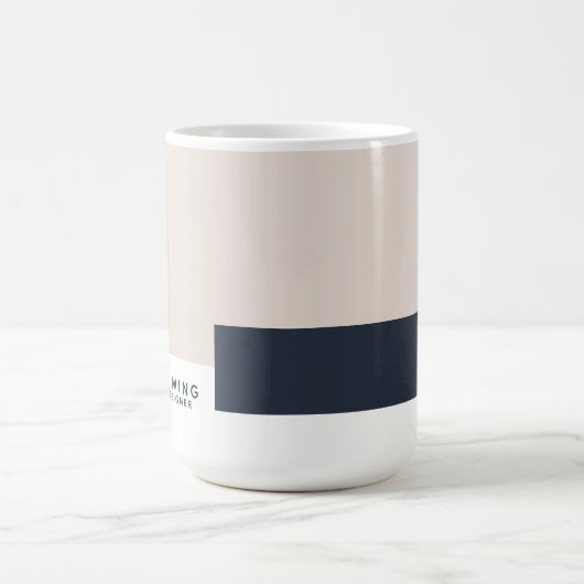 Gesellschaft mit moderner Geometrie Kaffeetasse (Mittel)