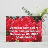 Gesellschaft Picnic Corporate Barbeque Einladungen (Stehend Vorderseite)