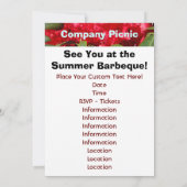Gesellschaft Picnic Corporate Barbeque Einladungen (Rückseite)