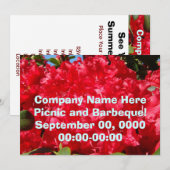 Gesellschaft Picnic Corporate Barbeque Einladungen (Vorne/Hinten)
