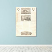 Gesellschaft zur Wasserbestattung Leinwanddruck (Insitu (Holzboden))