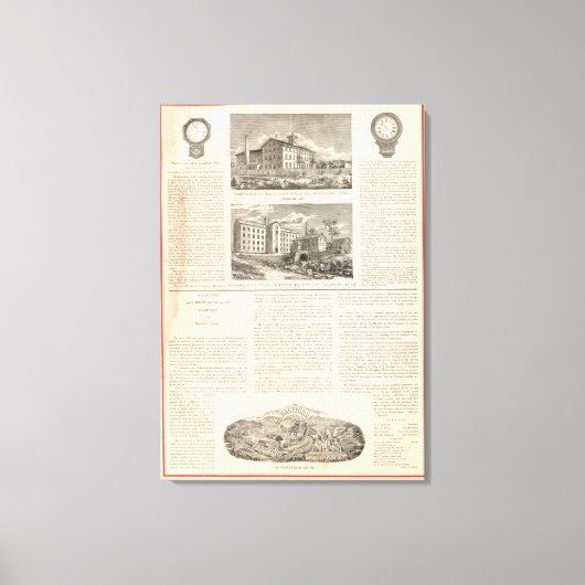 Gesellschaft zur Wasserbestattung Leinwanddruck (Vorderseite)