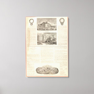 Gesellschaft zur Wasserbestattung Leinwanddruck