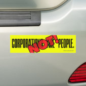Gesellschaften sind Leute. NICHT! Autoaufkleber (Auf Auto)