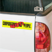 Gesellschaften sind Leute. NICHT! Autoaufkleber (Auf Lkw)