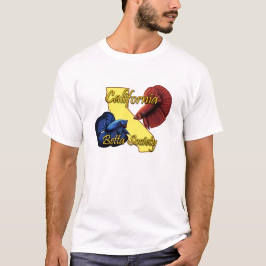 Gesellschafts-Logo-T-Shirt Kaliforniens Betta T-Shirt (Vorderseite)