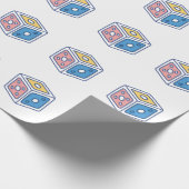 Gesellschaftsspiele Geschenkpapier (Ecke)