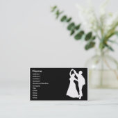 Gesellschaftstanz Visitenkarte (Stehend Vorderseite)
