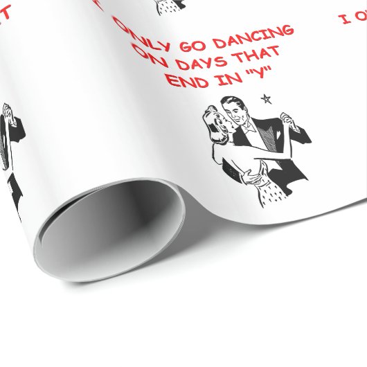 Gesellschaftstänze Geschenkpapier (Rolleneckpunkt)