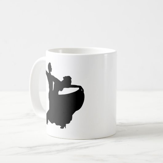 Gesellschaftstänze Kaffeetasse (Vorderseite Links)
