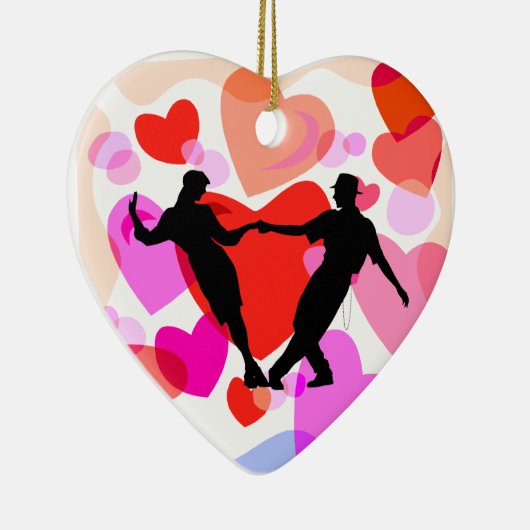 Gesellschaftstänze Keramik Ornament (Rechts)