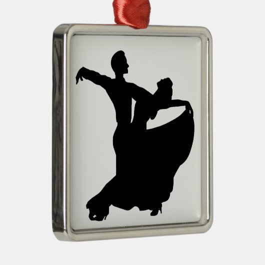 Gesellschaftstänze Silbernes Ornament (Rechts)