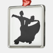 Gesellschaftstänze Silbernes Ornament (Links)