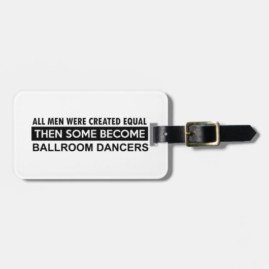 Gesellschaftstänzeentwürfe Gepäckanhänger (Vorderseite horizontal)