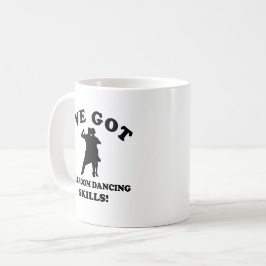 Gesellschaftstänzeentwürfe Kaffeetasse (Vorderseite Links)