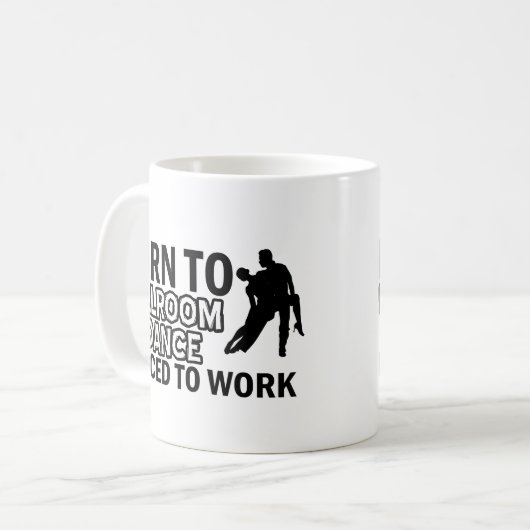 Gesellschaftstänzeentwürfe Kaffeetasse (Vorderseite Links)