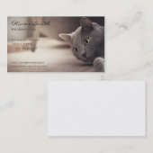Gesellschaftstier, schöne Katze Visitenkarte (Vorne/Hinten)