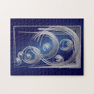 Gesenkelte Fibonacci-Kreise Puzzle