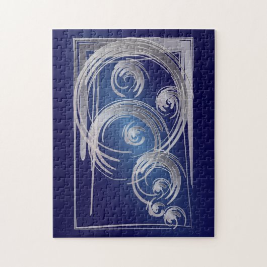 Gesenkelte Fibonacci-Kreise Puzzle (Vertikal)