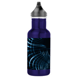 Gesenkelte, scharfe Krallen oder Dornen, royblau Edelstahlflasche