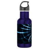 Gesenkelte, scharfe Krallen oder Dornen, royblau Edelstahlflasche (Vorderseite)