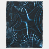 Gesenkelte, scharfe Krallen oder Dornen, royblau Fleecedecke (Vorderseite)