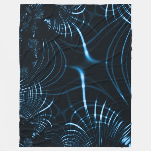 Gesenkelte, scharfe Krallen oder Dornen, royblau Fleecedecke (Vorderseite)