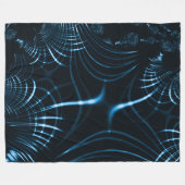 Gesenkelte, scharfe Krallen oder Dornen, royblau Fleecedecke (Vorderseite (Horizontal))